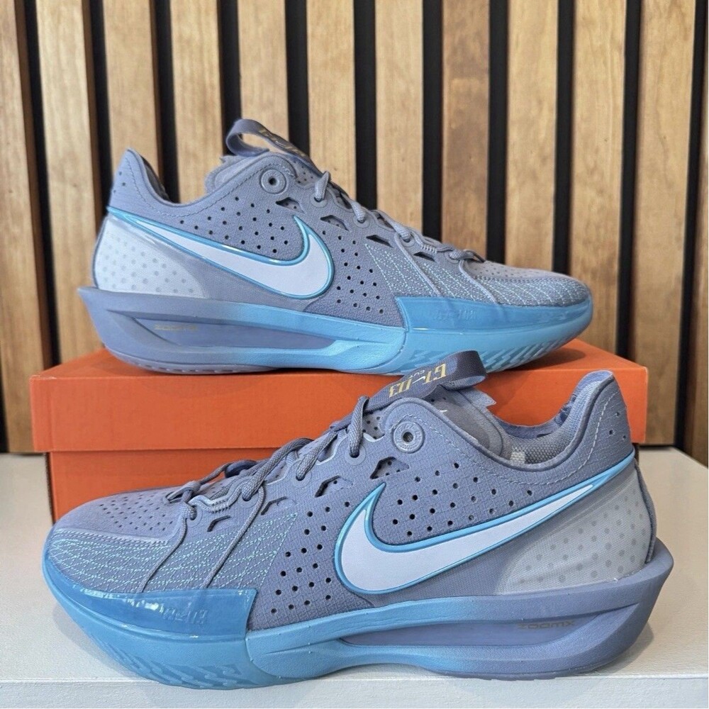 Nike GT Cut 3 EP Ashen Slate Gray Blue DV2913-402 Womens Size 7 / Men Size 5.5